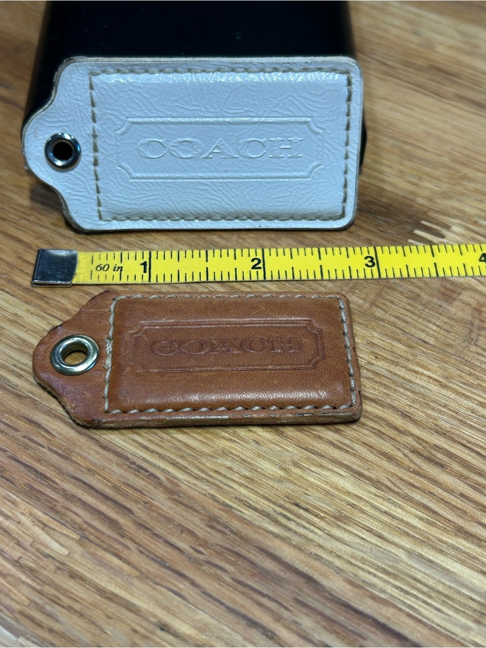 COACH Leather Hangtags
